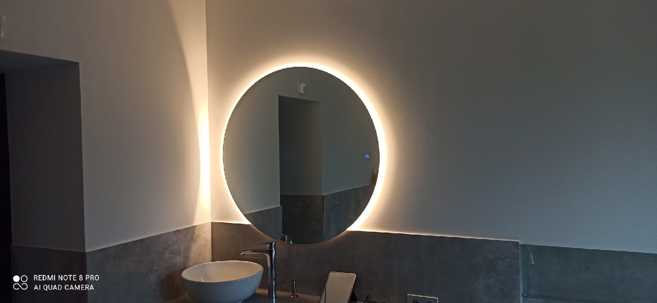 Зеркало с подсветкой/Парящий Зеркало